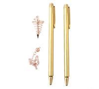 99.9% Copper Dowsing Rods with Pendulum, L-Shaped Metal Detecting Rods for Treasure Hunting, Water Finding, and Mineral Prospecting, Adjustable Telescopic Probe Kit(3PCS)