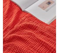 99.9% Cotton Muslin Baby Blanket Set - Soft Musy Squares for Newborns & Infants, Perfect for Boys & Girls, Includes 2 Small Towels (Red B & Red A, 200x230CM)