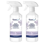 99.9% IPA Disinfectant Rubbing Isopropyl Alcohol - 500ml - Kills 99% Bacteria, Germs - Sanitiser Sanitizer (Pack of 2)