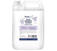 99.9% IPA Disinfectant Rubbing Isopropyl Alcohol - 5L Litre - Kills 99% Bacteria, Germs - Sanitiser Sanitizer (Single)