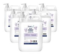 99.9% IPA Disinfectant Rubbing Isopropyl Alcohol - 5L Litre with Pump - Kills 99% Bacteria, Germs - Sanitiser Sanitizer (Pack of 6)