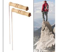 99.9% Pure Copper Dowsing Rods, Wooden Handles, for Water Finding and Divination