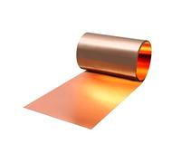 99.9% Pure Copper Sheet Metal Roll, Copper Foil Strip 1000mm x 150mm x 0.4mm, for Roofing Repairs, DIY Crafts, Jewellery Making, Welding