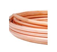 99.9% T2 Soft Copper Tube Coil Versatile 2mm to 25mm Copper Tubing for Air Conditioning Hot Cold Water Supply System Buildings(8mm x 1mm)