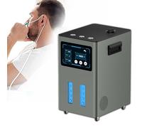 99.99% High Purity Hydrogen Inhalation Machine, Hydrogen Water Generator with 7-Stage Gas-Water Separation, Multi-Port H2 Inhaler, 1500/1800/ 3000ml /Min, Auto Water Add & Drain(Gunmetal,900ml/min)