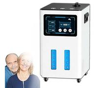 99.99% Purity Hydrogen Generator, Hydrogen Inhalation Machine, It Features A Touchscreen Display for Easy Adjustment, Simple to Use for Elderly, Brown Gas Generator, 0.5-6h Timer(White,1500ml/min)
