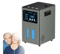 99.99% Purity Hydrogen Generator, Hydrogen Inhalation Machine, It Features A Touchscreen Display for Easy Adjustment, Simple to Use for Elderly, Brown Gas Generator, 0.5-6h Timer(Gunmetal,1800ml/min)