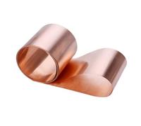 99.9999% High-Purity Ultra-Thin Copper Sheet for Scientific Research - Exceptional Electrical & Thermal Conductivity(1m*200mm*0.5mm)
