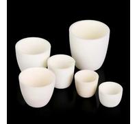 99% Alumina Corundum Crucible 5ml to 750ml - Uncovered Laboratory Crucible for Metal and Non-Metal Analysis, 1pcs(300ml)