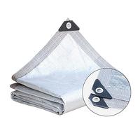 99% Aluminet Shade Cloth for Car/Dogs/Greenhouse, Heavy Duty Reflective Shade Cloth Mesh Sun Screen Fabric Shade Tarp with Grommets, HDPE-Thick and Durable (Size : 3×5m)
