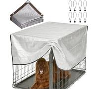 99% Aluminet Shade Cloth for Dogs - UV Reflective Tarp Cool Sun Silver Aluminium Cover Shade Tent for Cars Garden Patio(5x10m/16x32ft)