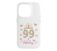 99 And Fabulous, 99 Years Old Women, 99th Birthday Case for iPhone 14 Pro