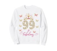99 And Fabulous, 99 Years Old Women, 99th Birthday Sweatshirt