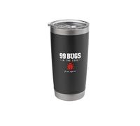 99 Bugs in The Code Fix One Ship Two Coder Design Stainless Steel Insulated Tumbler