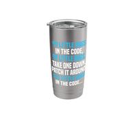 99 Bugs in The Code Funny Developer Humor Stainless Steel Insulated Tumbler