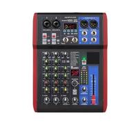 99 Digital Effect 4-CH Mixer DJ Console Audio Interface Bluetooth 48V USB Recording Ultra Low Noise Mix Controller