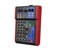 99 DJ Mixing Audio Console Karaoke Recording 4/6/8 Channel Audio Interface For Controller Studio With Digital Effects Widely Applicable(4 Channels)
