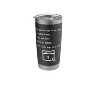 99 Little Bugs Funny Code Programmer Coding Nerd Humor Stainless Steel Insulated Tumbler