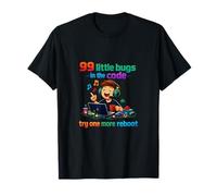99 Little Bugs in The Code Reboot IT Humor Graphic T-Shirt