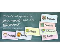99 Mini-Stundenplankarten - "Was machen wir als Nächstes?"