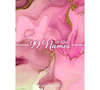 99 Names of Allah: Islamic Colouring Book (50 different easy mandala colouring book for adults) Part 2 - Pink