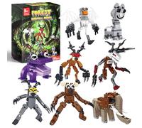 99 Nights In The Forest Building Toys, 480Pcs Brick Toy with Deer Monster Creatures, Minifigures Forest Creatures Block Figures, Creative Construction Game for Kids & Adults