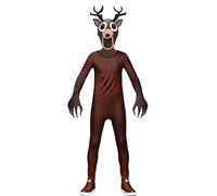 99 Nights in the Forest Costume for Kids Deer Owl Monster Costume Horror Game Halloween Party Outfit Fancy Dress Up for 5-12 Years