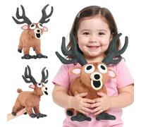 99 Nights in The Forest Plush Toy Set, Deer & Owl Game Character Plushies, Ultra-Soft Stuffed Toys for Collectors | Cute Cuddly Gift for Christmas, Birthdays & Holidays (Prone)
