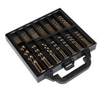 99 Piece Hss Cobalt Drill Bit Set With Split Point Self-Centering Tips For Precision Drilling