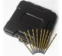 99-Piece HSS Drill Bit Set with 135° Point, Coated for Rust Resistance & Heat Reduction, for Metal, Wood, Plastic