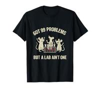 99 Problems But a Lab Aint One Grunge Science Humor T-Shirt