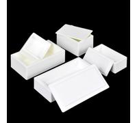 99% Pure Magnesium Oxide Crucible with LidHighTemperature Resistant Lab Tool for Melting Firing and Chemical Analysis 1pc (60x40x30mm)