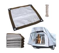 99% Reflective Aluminum UV Protect Fabric - Silver Coated Sun e Cloth for Cars & Outdoors, Available in 1x1m to 1x10m Sizes, Ultimate Sun Protect Net