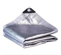 99% Reflective Shade Cloth - Heavy-Duty UV Protection Netting with Eyelets for Greenhouse Dog Kennel Car Garden - Available in 3.3x6.6ft 6.6x10ft 10x10ft 10x20ft (6x10m/20x33ft)
