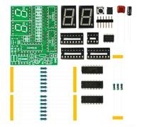 99 Second Timer Circuit Kit DIY Soldering Practice Electronics Training Module for Beginners STEM Education Project DC 5V Green PCB Board