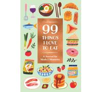 99 Things I Love to Eat (Guided Journal): A Journal for Meals & Memories