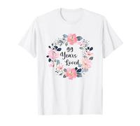 99 Years Loved 99th Birthday Floral 99 Year Old Men Women T-Shirt