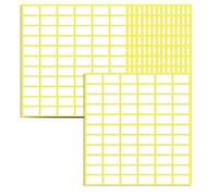 990 Pcs Matte White Label Stickers, 15 Sheets 13x30 mm Small Sticky Labels to Write On Price Tags Stickers Name Labels Address Labels for Jars Boxes File Folders Envelopes School Office Kitchen