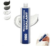 9900 Silicone Waterproof Sealant, 2025New Glue Strong Sealing Compound, Multi-Purpose Waterproof Adhesive Clear Caulk for Roof & Wall Cracks, Multi-Surfaces Adhesive for Bathroom Tile (Clear 1pcs)
