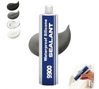 9900 Silicone Waterproof Sealant, 2025New Glue Strong Sealing Compound, Multi-Purpose Waterproof Adhesive Clear Caulk for Roof & Wall Cracks, Multi-Surfaces Adhesive for Bathroom Tile (Gray 1pcs)