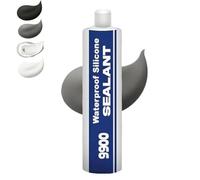 9900 Silicone Waterproof Sealant, Multi-Purpose Waterproof Adhesive Clear Caulk for Roof & Wall Cracks, Glue Strong Sealing Compound, Multi-Surfaces Adhesive for Roof Bathroom Tile