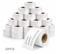 99010 Address Labels 28mm x 89mm, 20 Rolls Compatible with DYMO LabelWriter 450, 400 Series & Seiko SLP - 130 Labels per Roll, White Multipurpose Labels