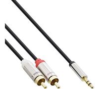 99243 Slim Skates Cable Audio Jack 3.5 mm to 2 x RCA Male 3 m