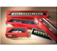 99301 Auhagen 5 Box for Storing Rolling Stock 15 x 6 x 5 cm Complete with Sponge