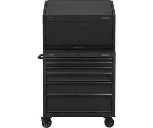 995 x 460 x 1615mm 7 Drawer Combination Tool Chest - BLACK Mobile Storage Box