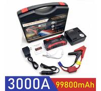 99800mAh 20000mAh Car Jump Starter 3000A Starting Device Portable Power Bank Battery Starter Launcher For Car Booster Articles with air pump