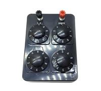 9999 Ohm Variable Resistor Box 4 Adjustable Settings Resistance Box Physics Educational Equipment for Students