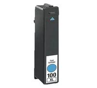 999inks Compatible Cyan Lexmark 100XL High Capacity Inkjet Printer Cartridge