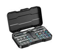 999pcs Magnetic Screwdriver Sets,Multi Bit Ratchet Screwdriver Set, Magnetic Drive Tool with Detachable Ratchet Handle, Multi Bit Ratcheting Screw Driver Set with Storage Case Repair Middle Finger