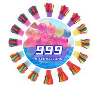 999Pcs Water Balloons for Kids,Adults Water Balloons Quick Fill Self Sealing Summer Water Toys for Kids and Adults Outdoor Water Bomb Fight (333)
